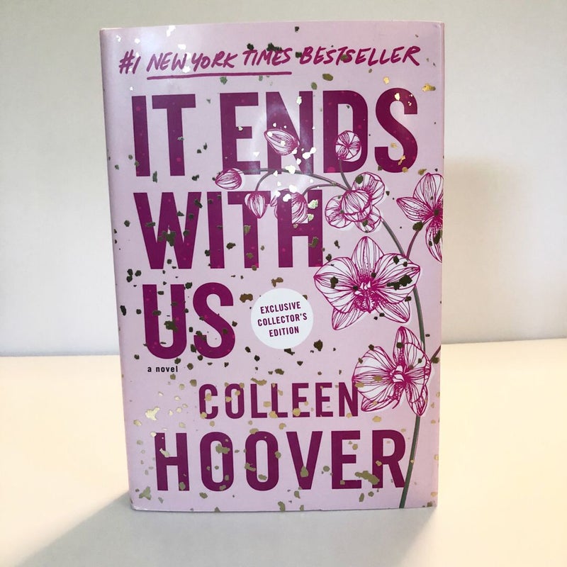 Signed Collectors Edition It Ends With Us by Colleen Hoover