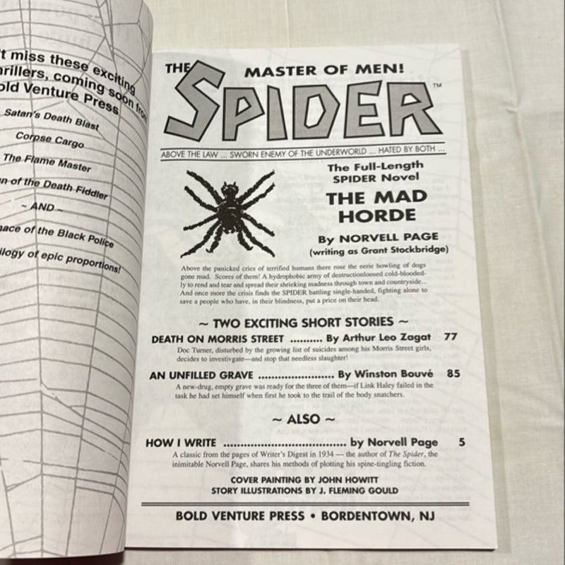 The Spider the mad horde # 8