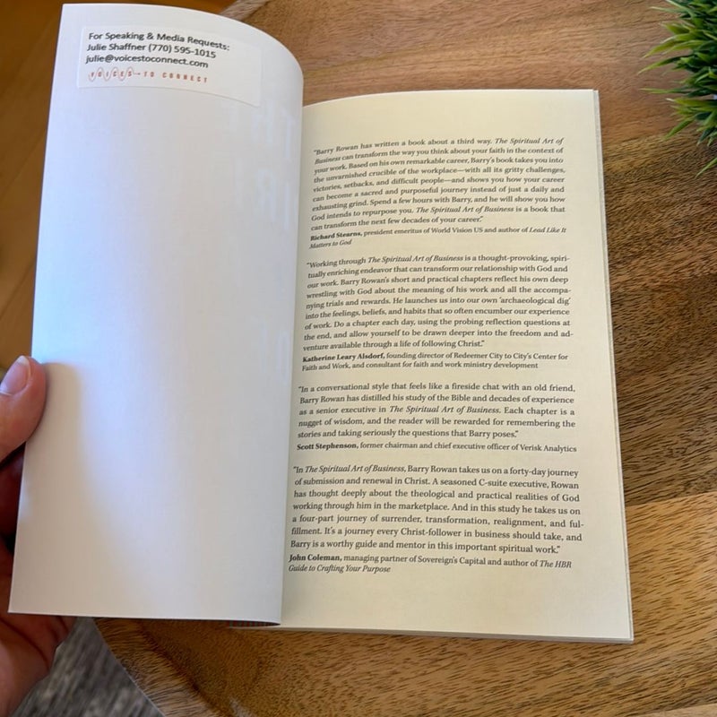 The Spiritual Art of Business
