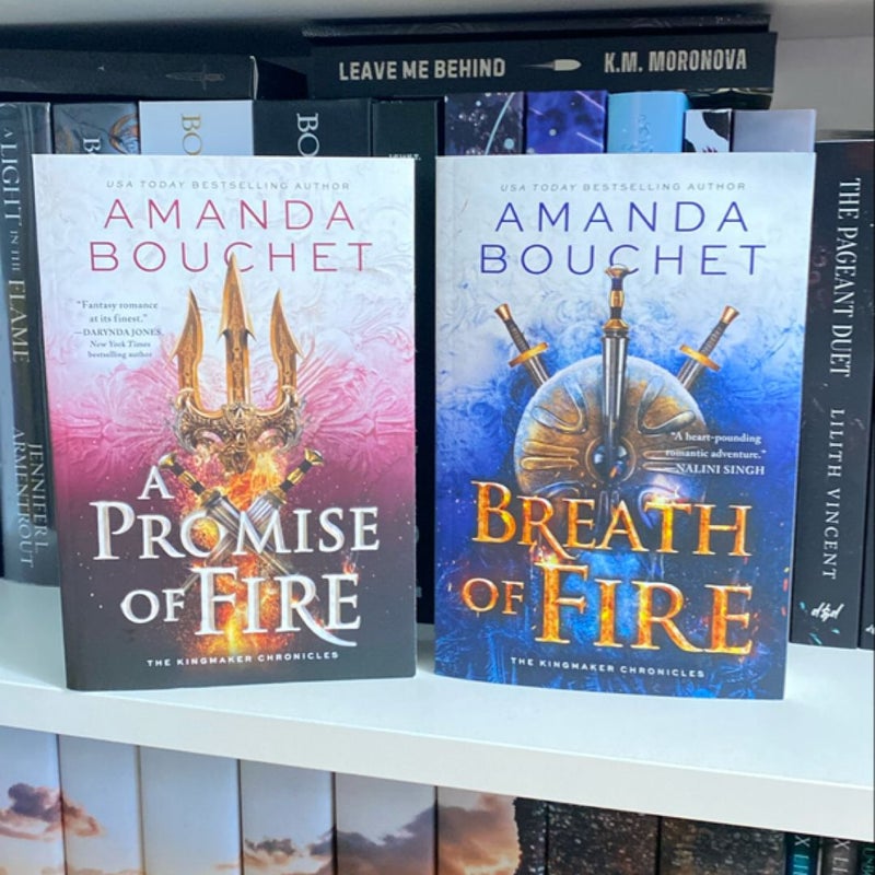 A Promise of Fire & Breath of Fire (Book 1 signed)