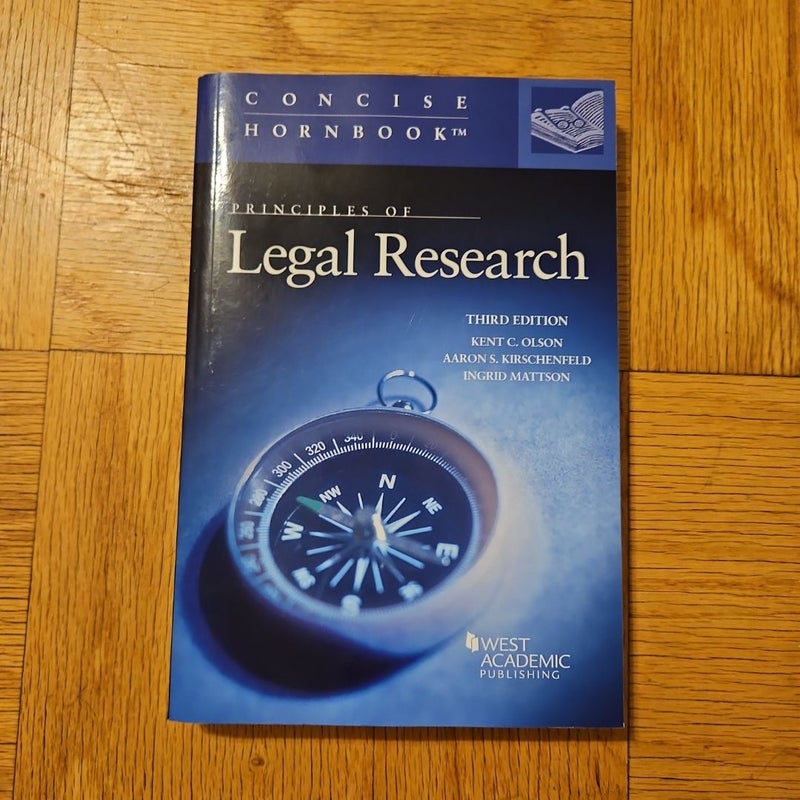 Principles of Legal Research