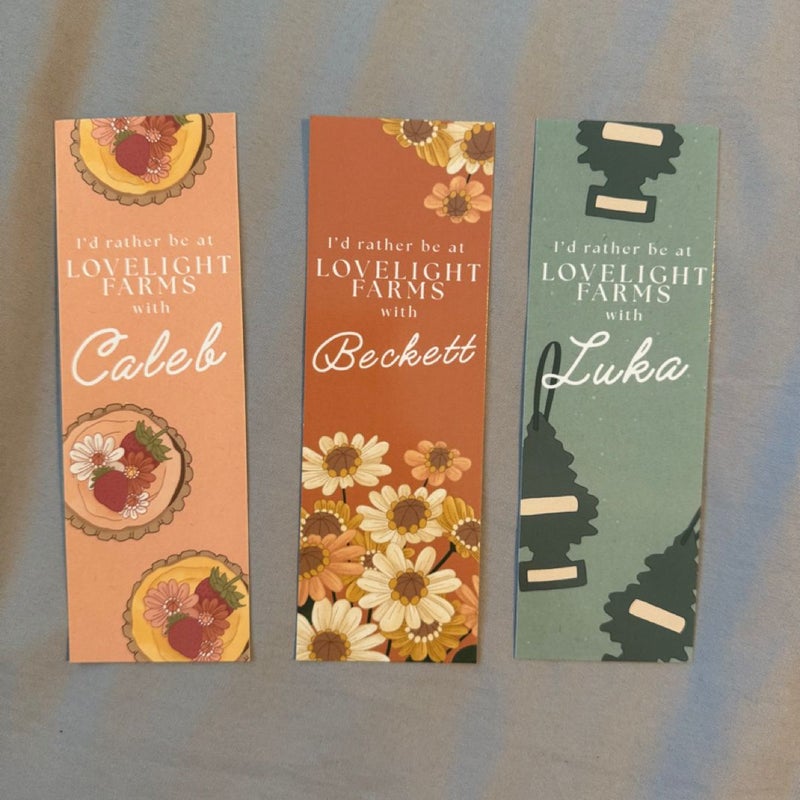 Lovelight farms bookmarks