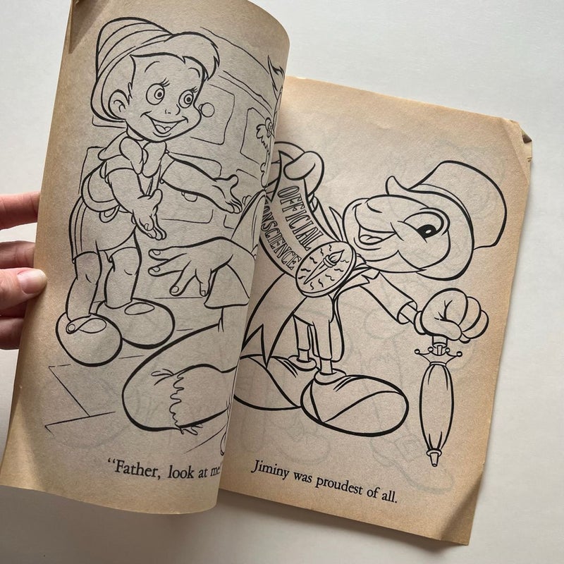 Pinocchio Golden Coloring Book