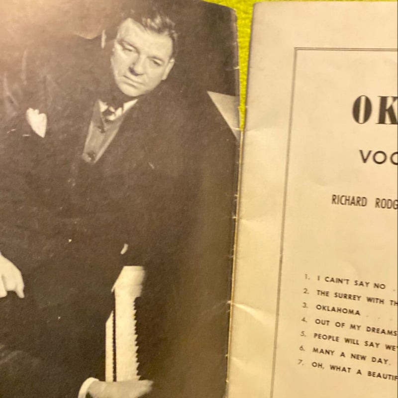 Vocal selection Oklahoma! Vintage