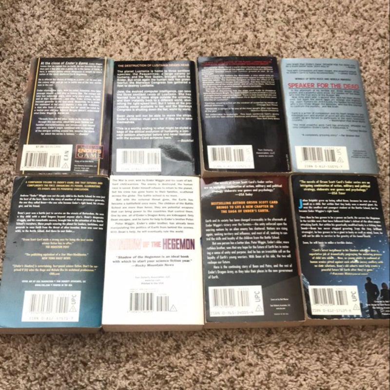 Ender series of 8 books