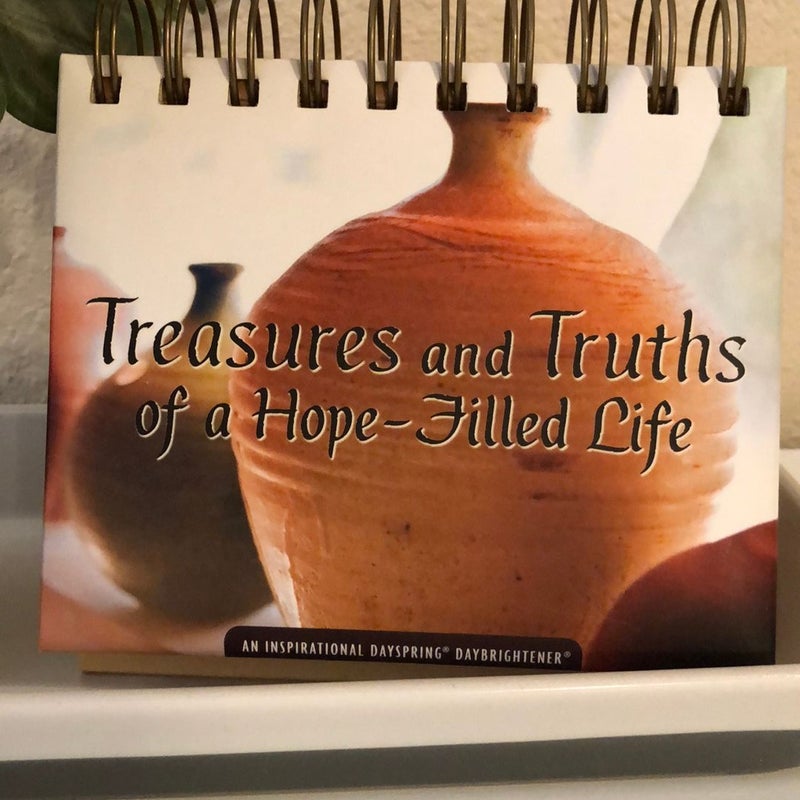 Treasures and Truths of a Hope Filled Life (daily inspiration calendar)