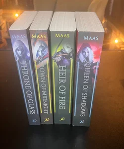 Throne of Glass, Queen of Shadows, Crown of Midmight, Heir of Fire