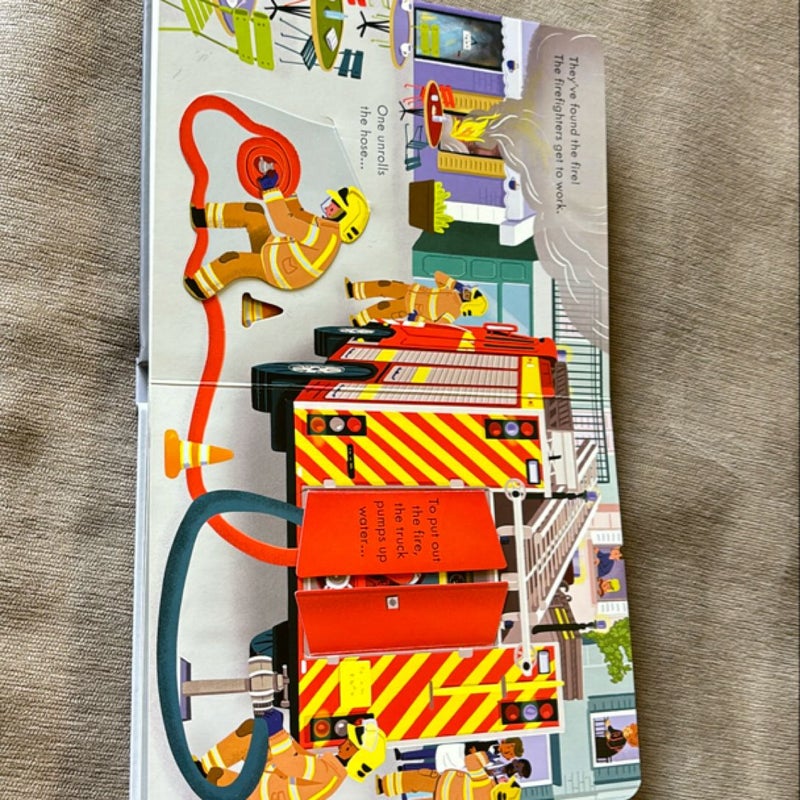 Usborne Peek Inside How a Fire Truck works