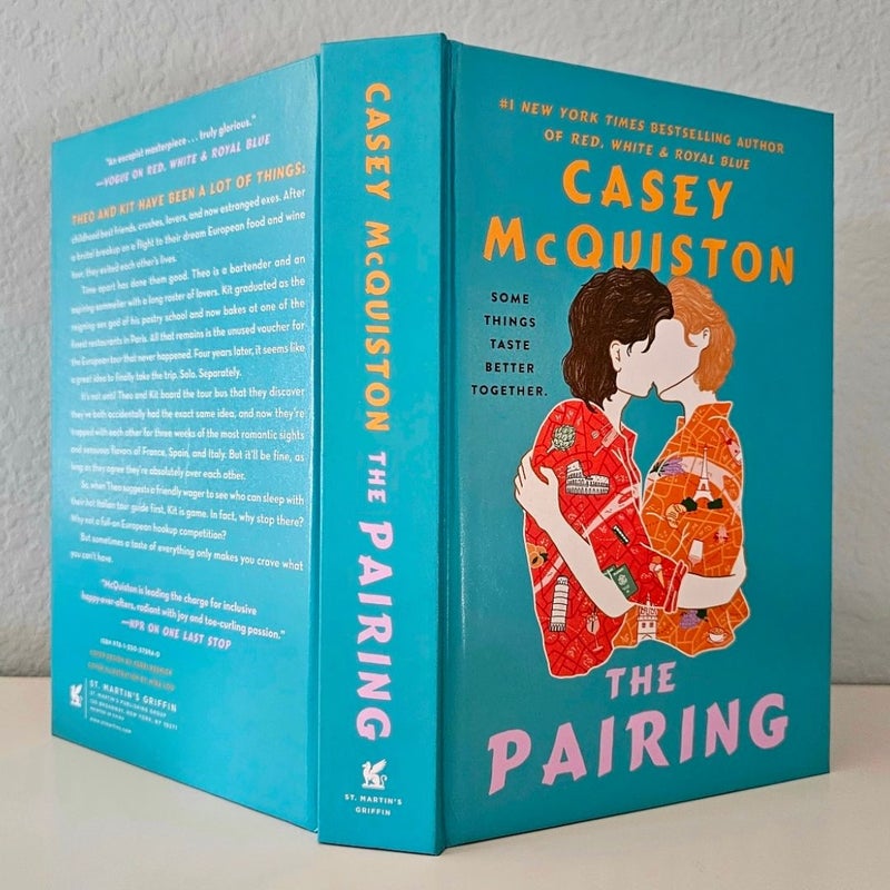 The Pairing by Casey McQuiston Litjoy Special Edition Endpaper Artwork Hardcover NEW