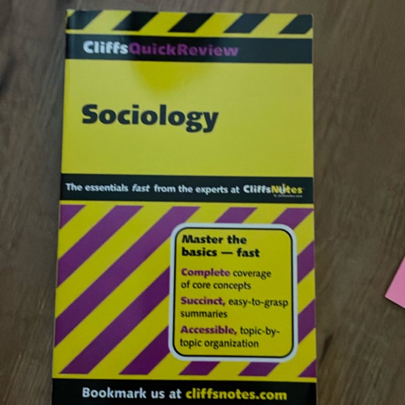 CliffsQuickReview Sociology