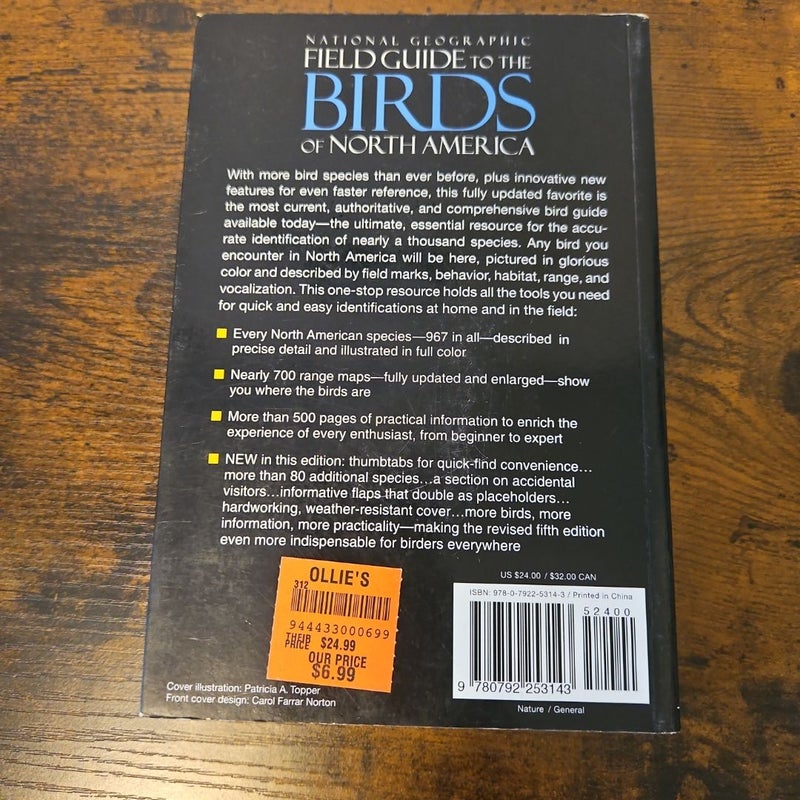 National Geographic Field Guide to the Birds of North America