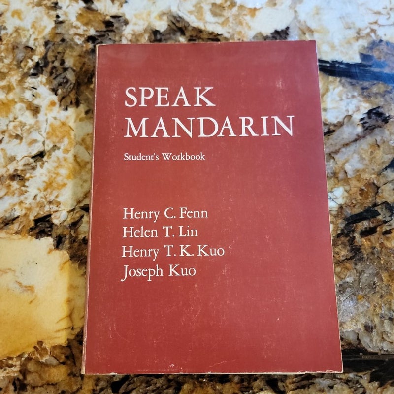 Speak Mandarin, Workbook