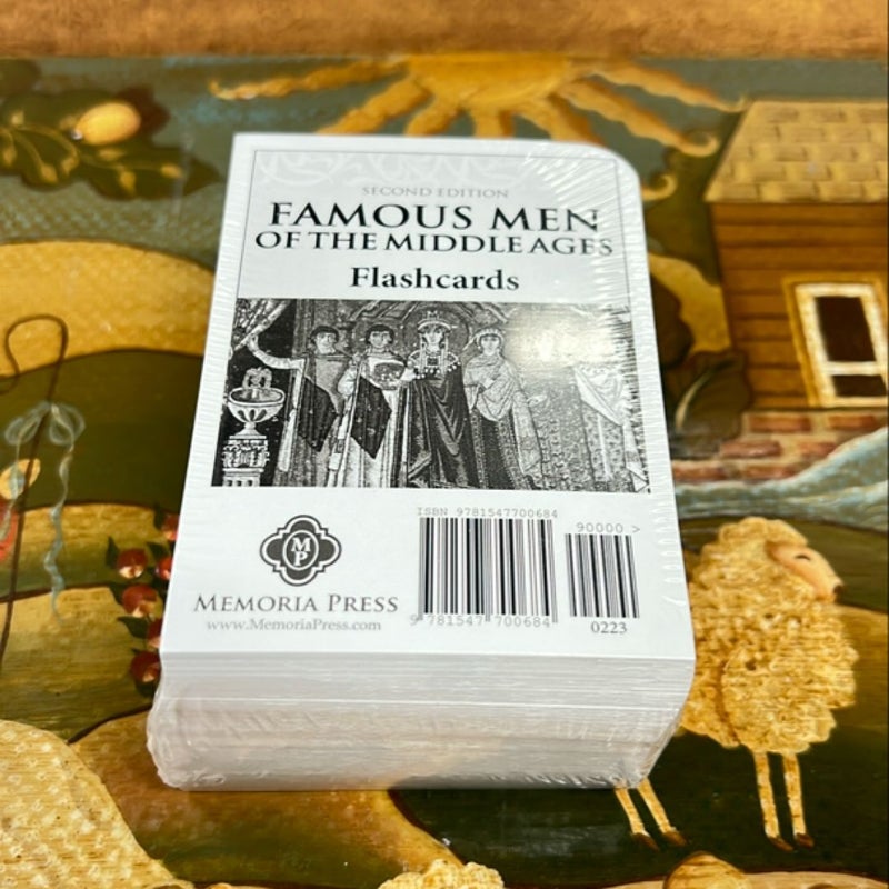 Famous Men of the Middle Ages Flashcards, Second Edition