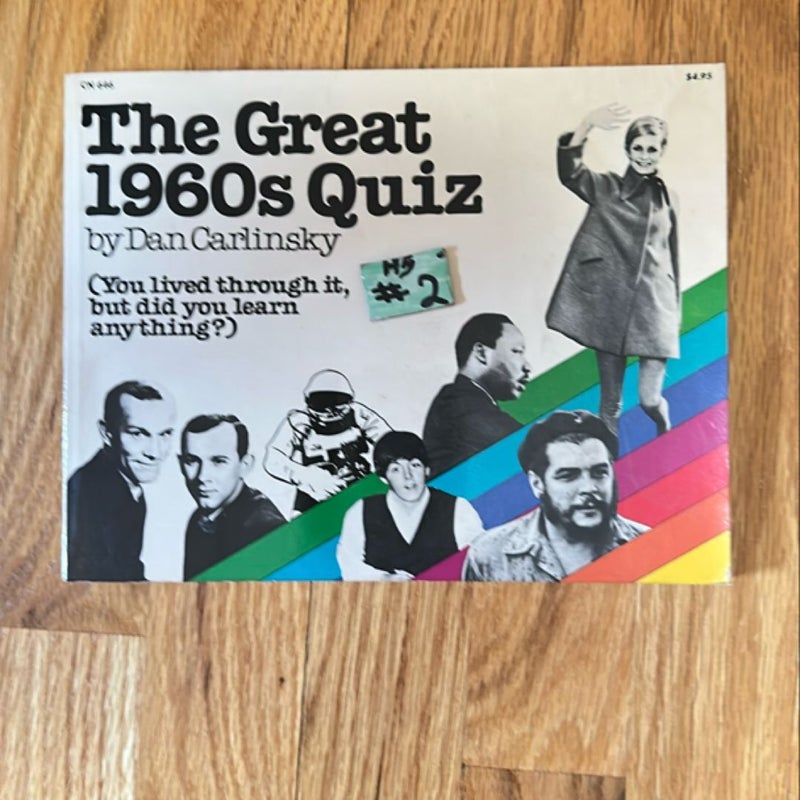 The Great Nineteen Sixties Quiz