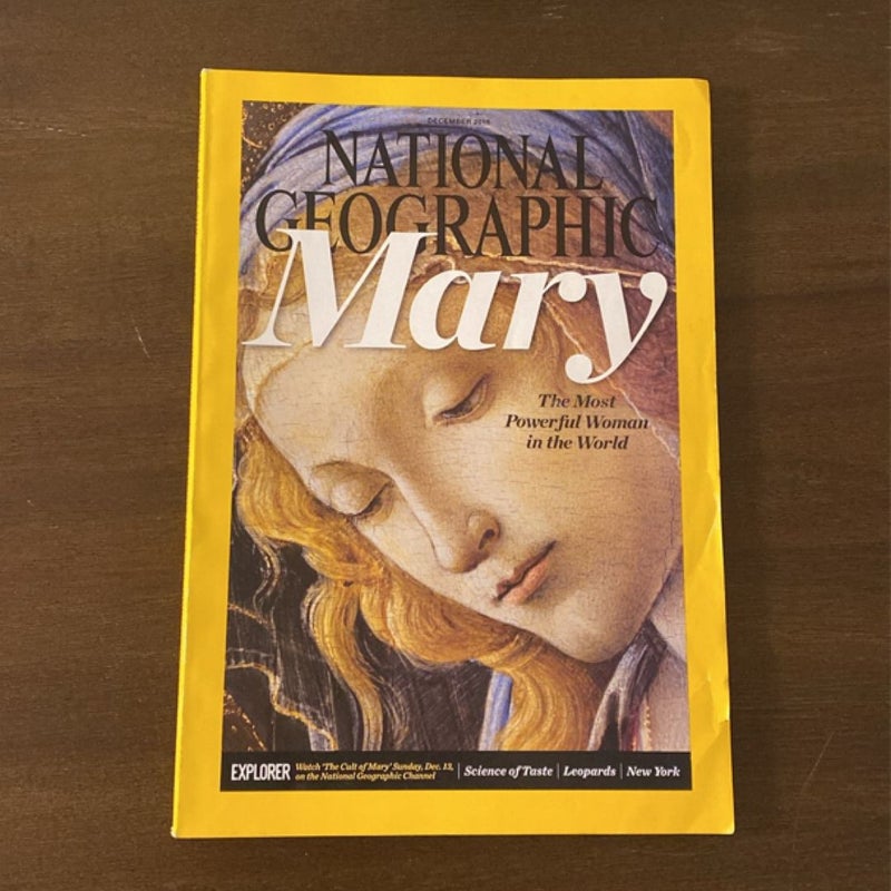 (3) National Geographic Magazines (Virgin Mary, Healing Power of Faith, Jesus)