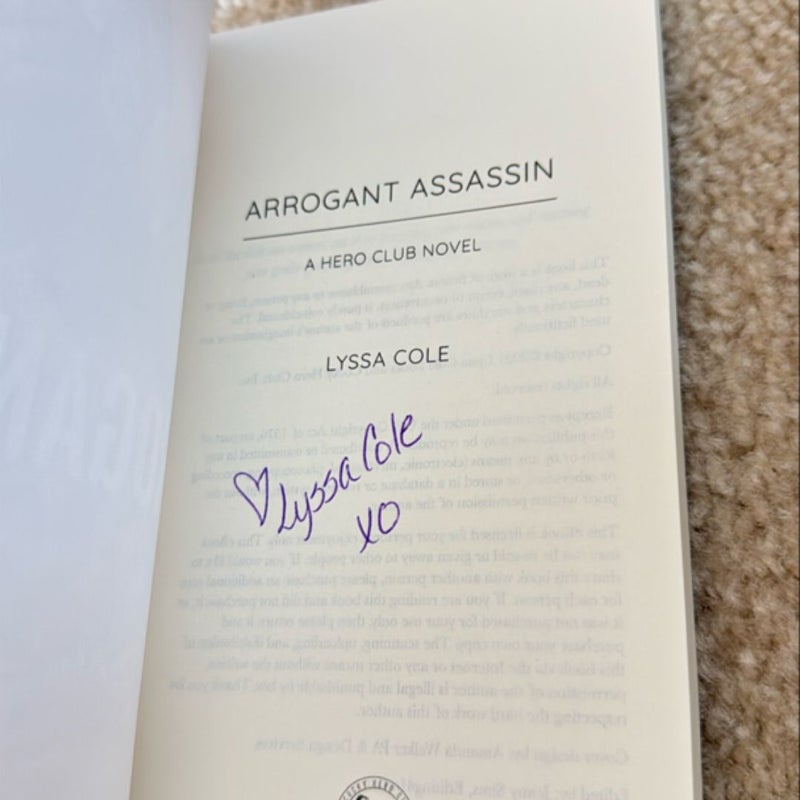 Arrogant Assassin (Signed!)