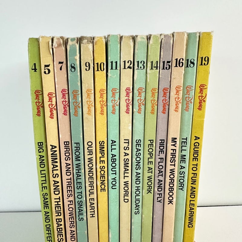 Walt Disney Fun-to-Learn Library Bundle-Lot of 14