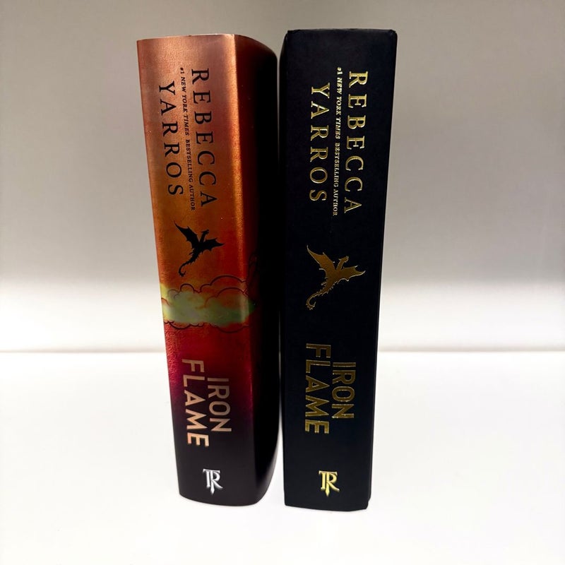 Iron Flame (1st edition/1st printing) with sprayed edges