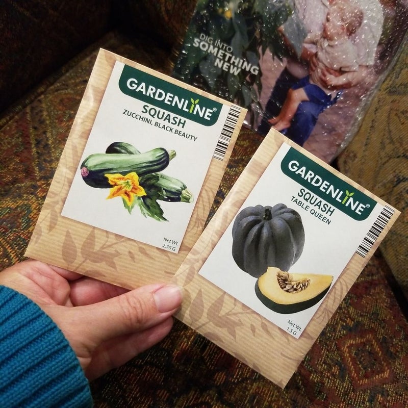 GreenStalk gardening journal and magazine, NEW, plus seeds bundle