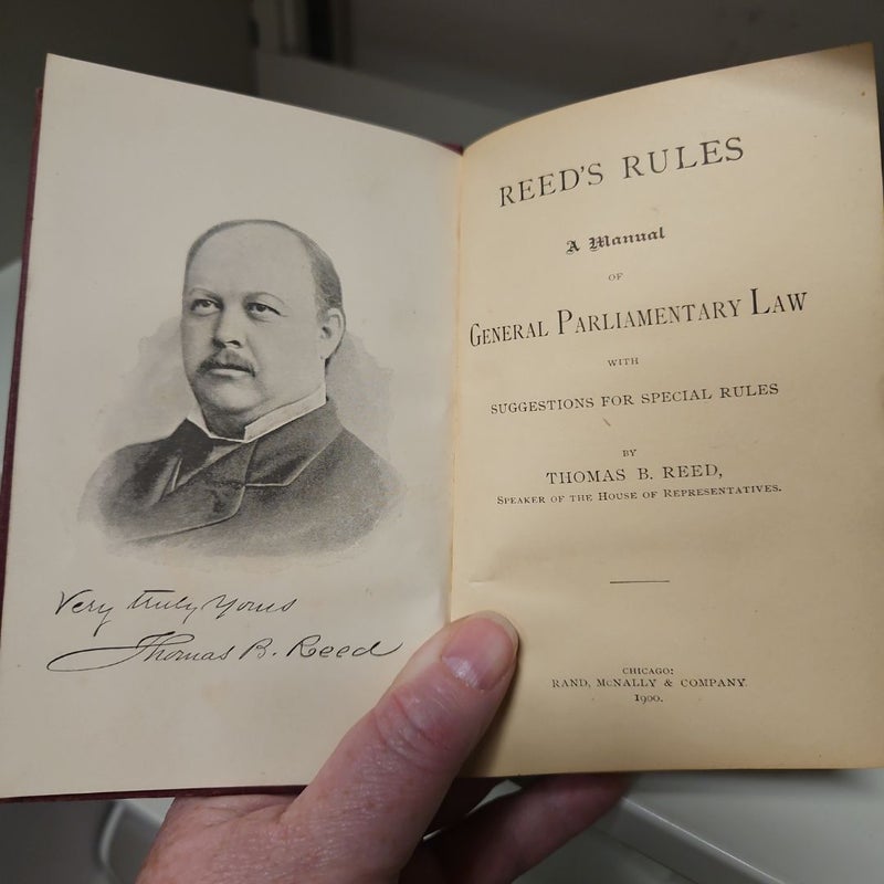 Reed's Parliamentary Rules (PB023)