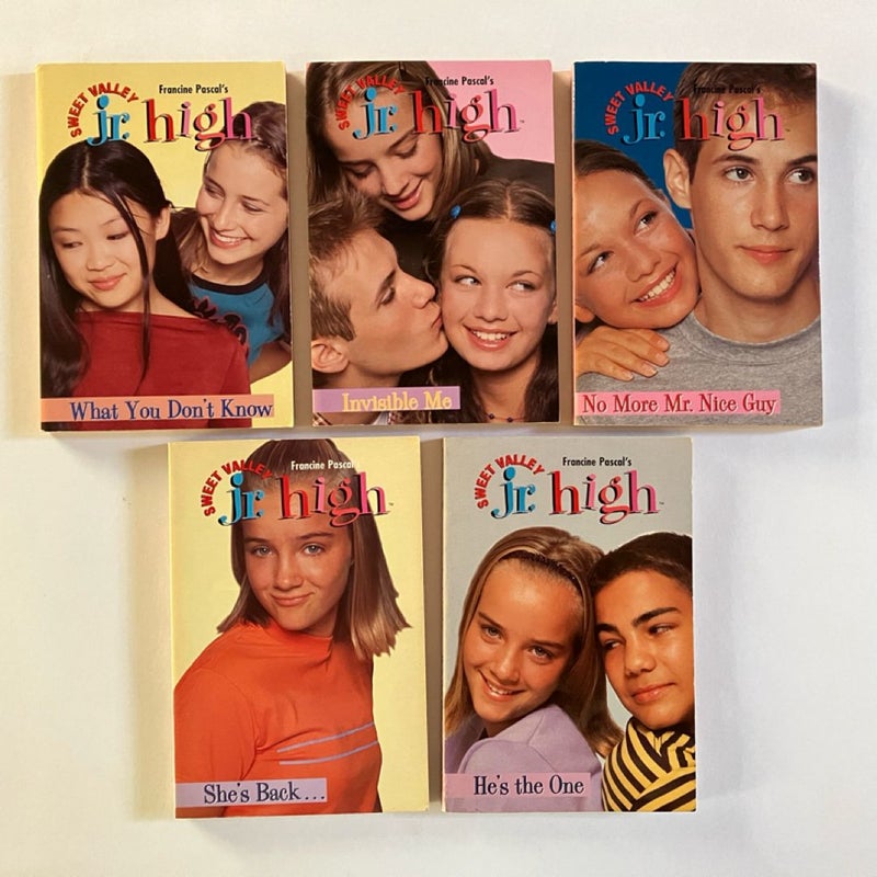 Sweet Valley Jr. High: What You Don't Know; Invisible Me; No More Mr. Nice Guy; She’s Back; He’s the One