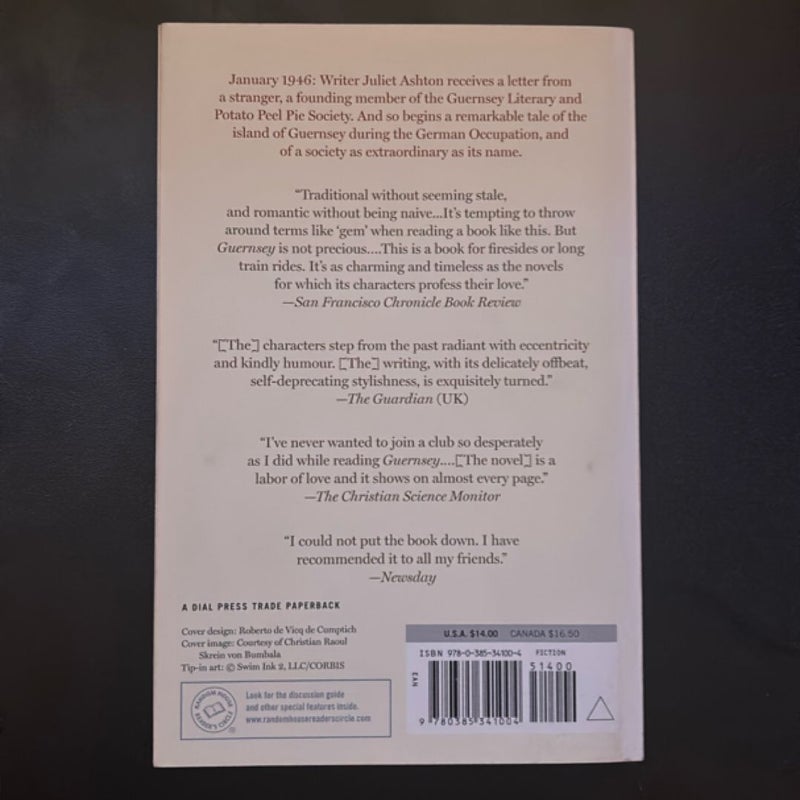 The Guernsey Literary and Potato Peel Pie Society