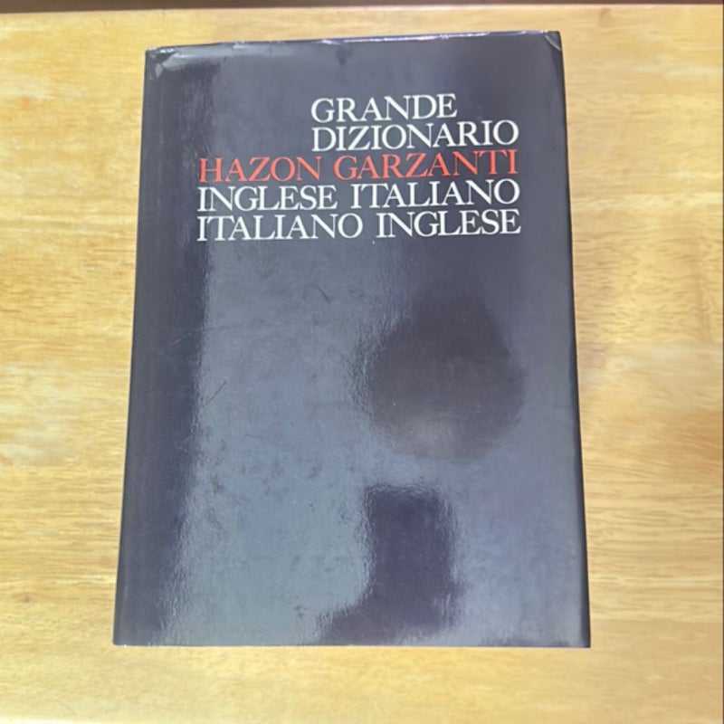 Grande Dizionario Hazon Garzanti Inglese Italiano Inglese