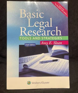 Basic Legal Research 6th edition 