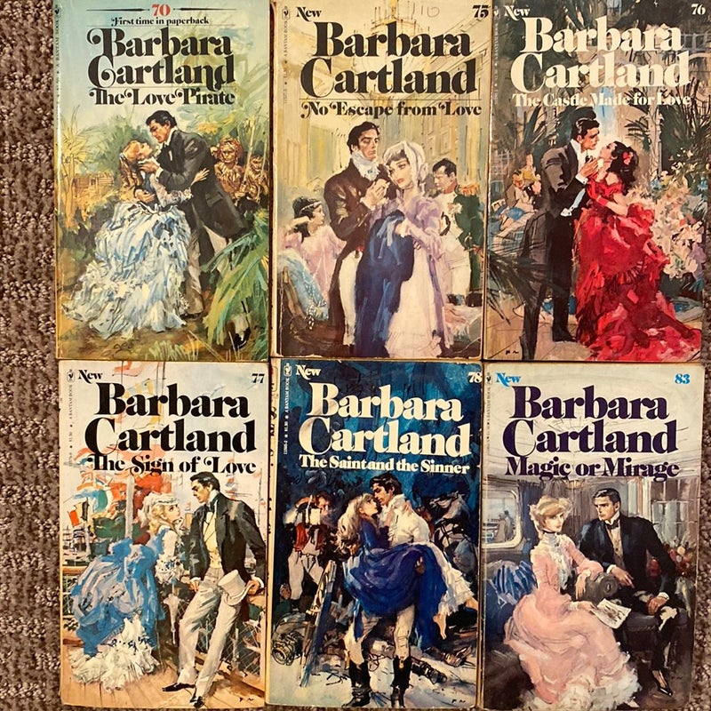 Barbara Cartland Novels 