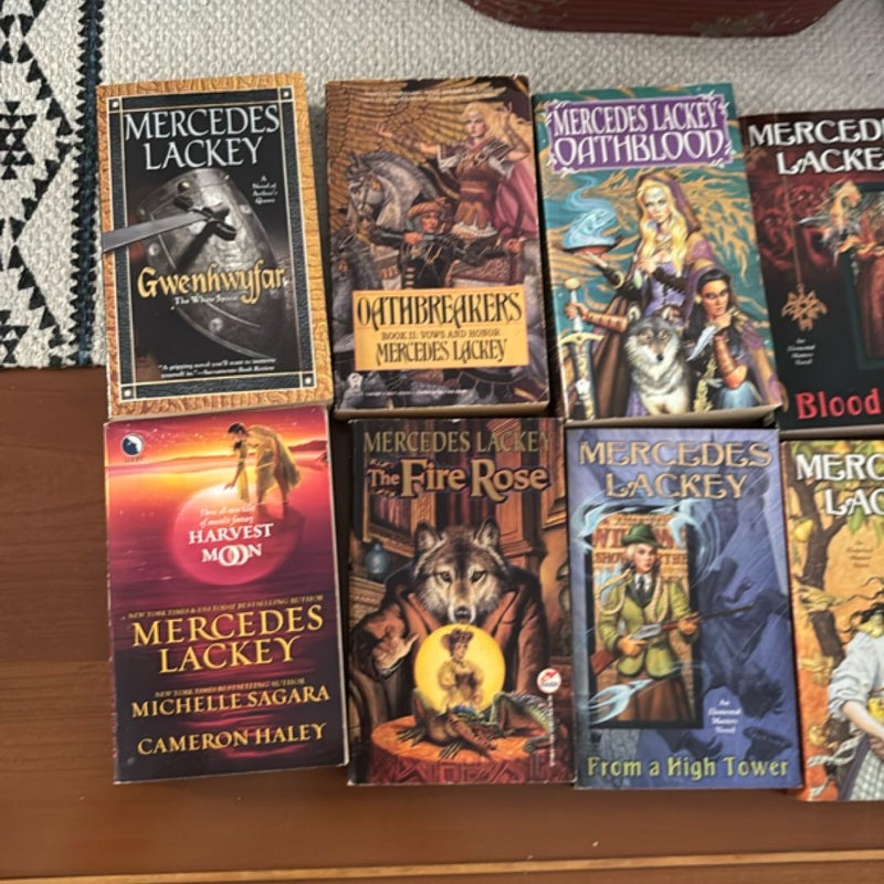 Mercedes Lackey Lot of 22 paperbacks -fantasy