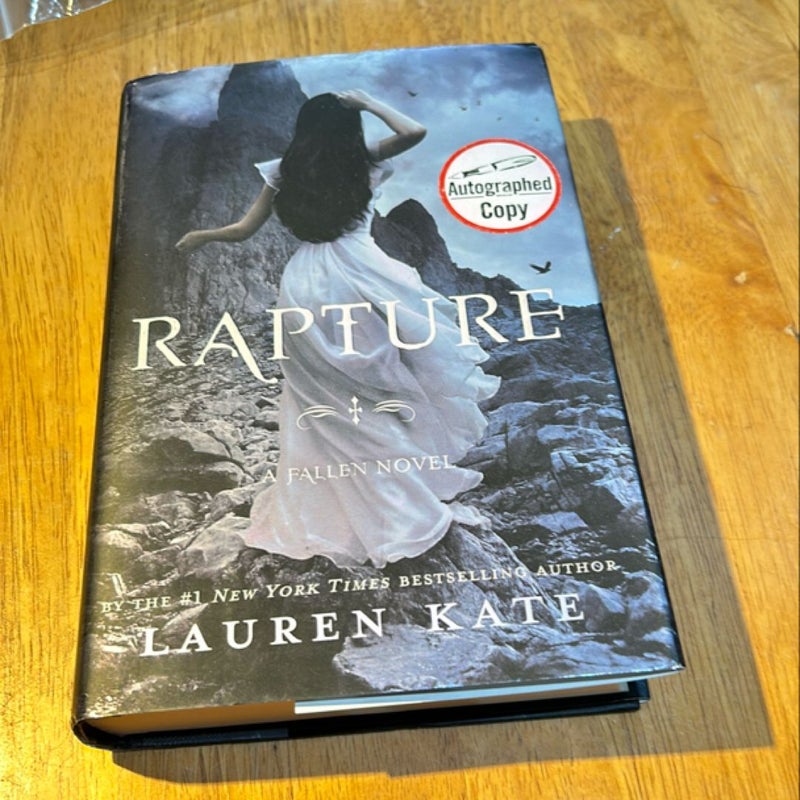 Signed 1st Ed /1st * Rapture