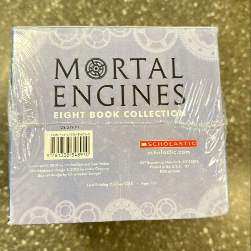 Mortal engines eight book collection box set wrapped