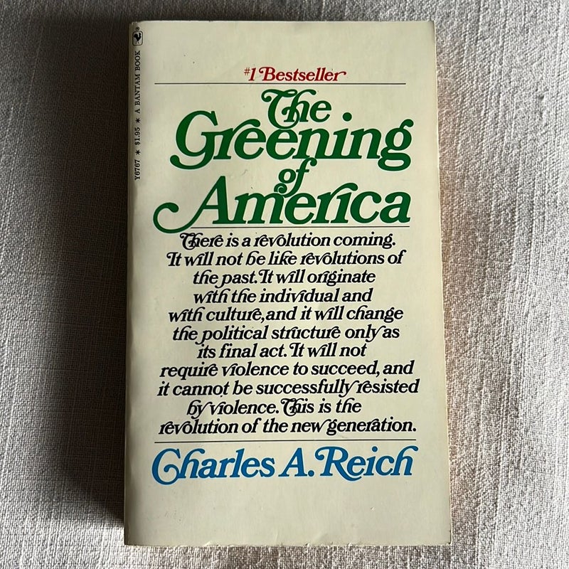 The Greening of America