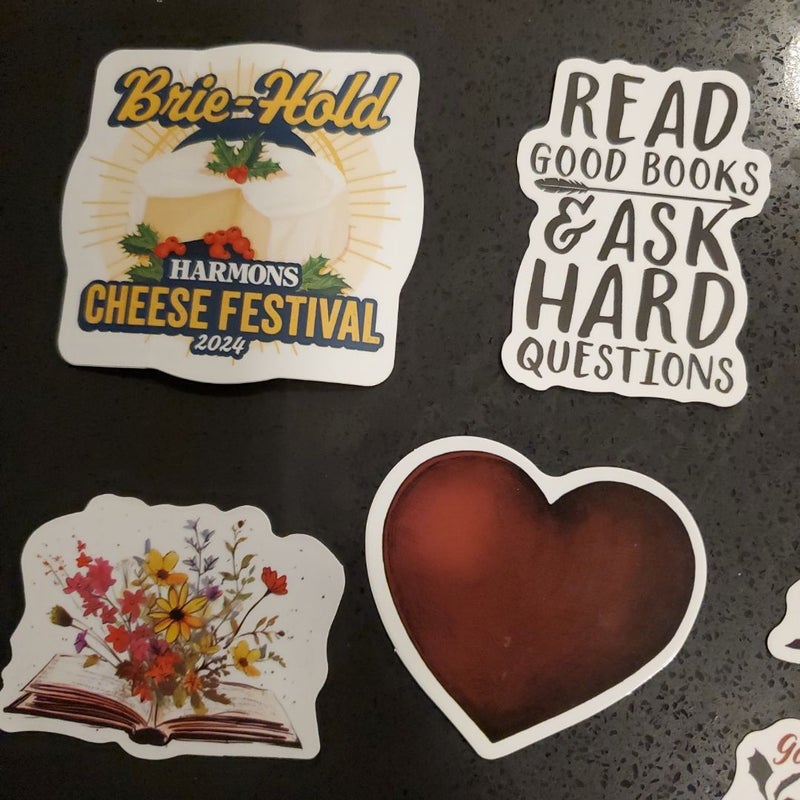 Fourth Wing Book Stickers 