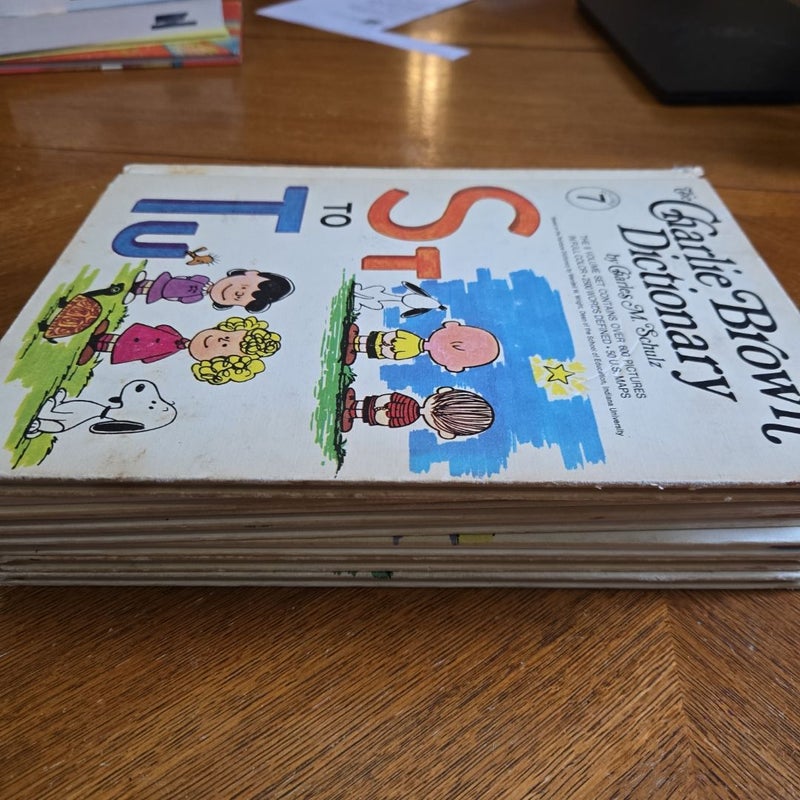 The Charlie Brown Dictionary,  bundle, lot, set of 7