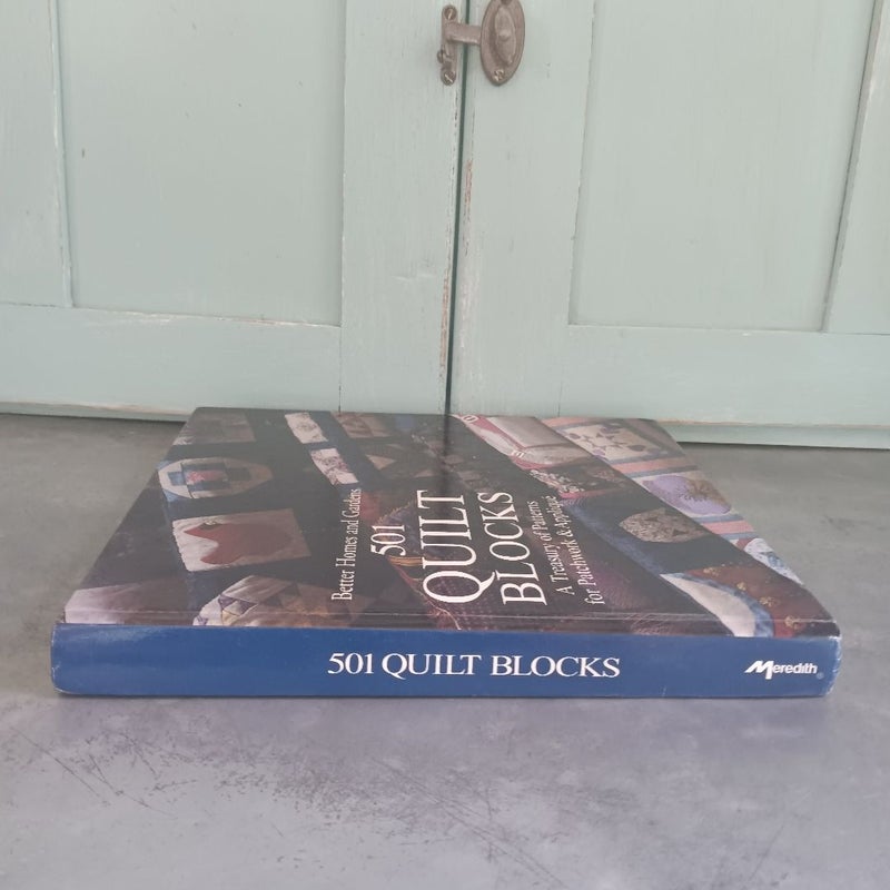 Better Homes and Gardens 501 Quilt Blocks