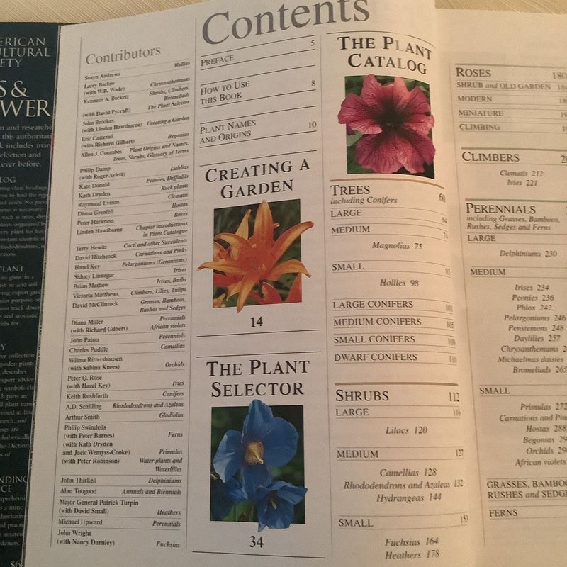 The American Horticultural Society Encyclopedia of Plants and Flowers