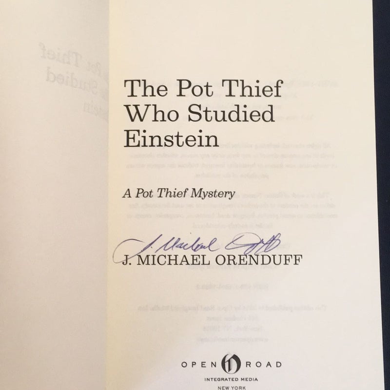 SIGNED ~ The Pot Thief Who Studied Einstein
