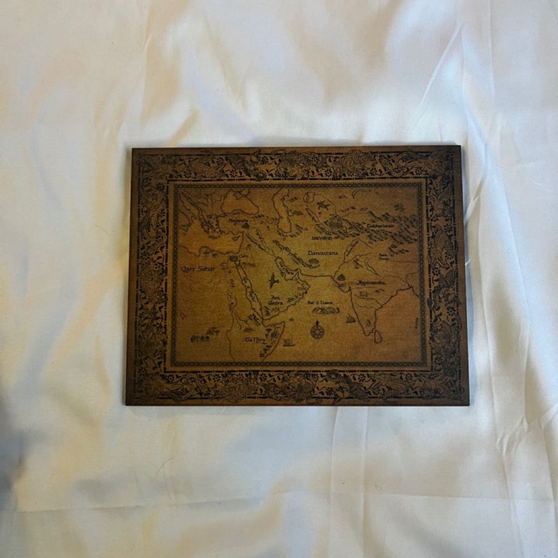 Illumicrate “The Daevabad Trilogy” Wooden Map