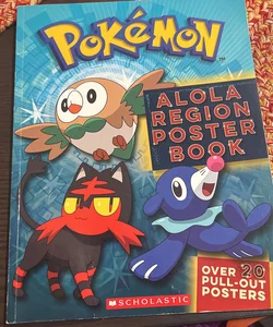 Pokemon-Alola Region Poster Book
