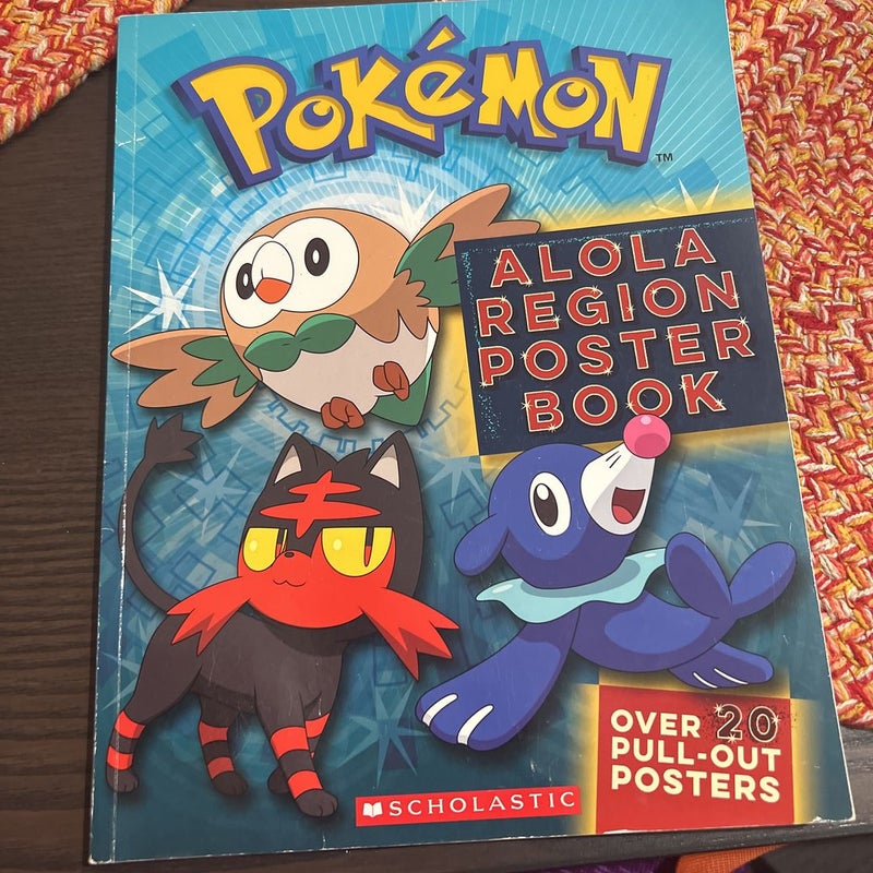 Pokemon-Alola Region Poster Book