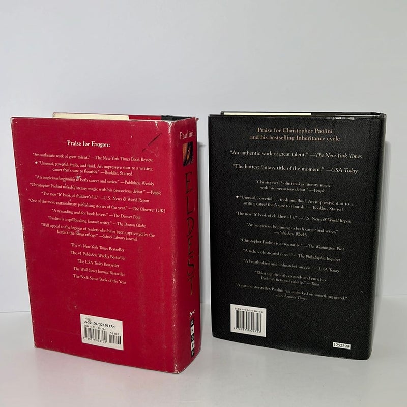 Eldest (First Edition) & Brisingr (The Inheritance Cycle Series, Book 2&3) 