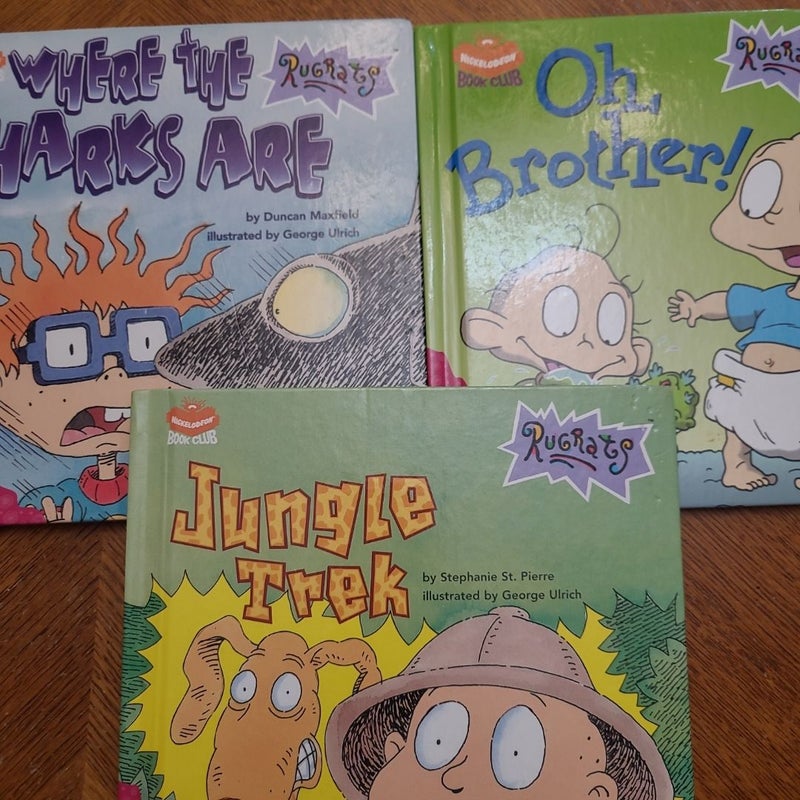 Rugrats 2 Books in 1 bundle lot of 3