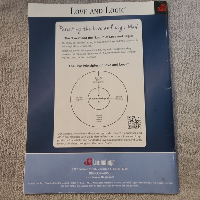 Parenting the Love and Logic Way Workbook