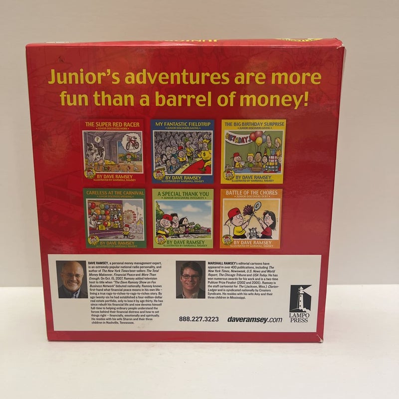Dave Ramsey’s Junior’s Adventures (6 Kids Books) Box Set: Life Lessons with Junior 