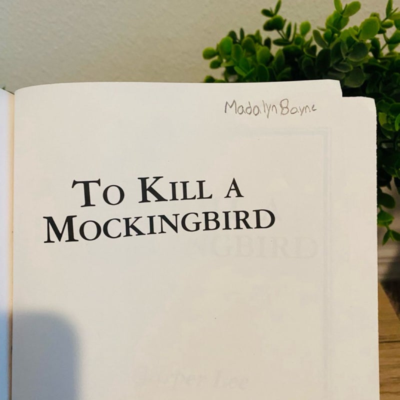 To Kill a Mockingbird