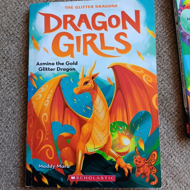 Azmina the Gold Glitter Dragon (Dragon Girls #1)