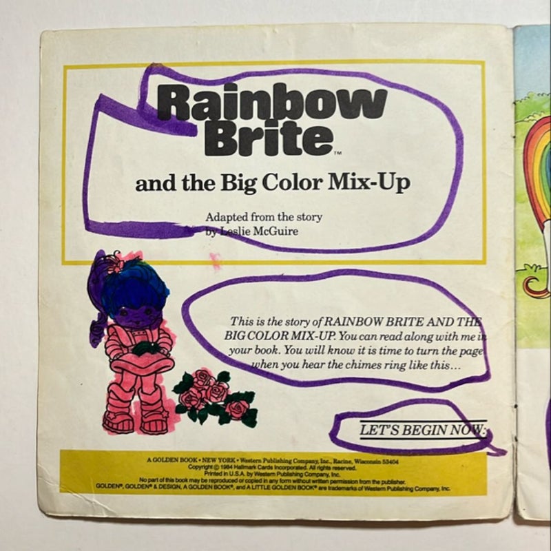 Rainbow Brite and the Big Color Mix-Up