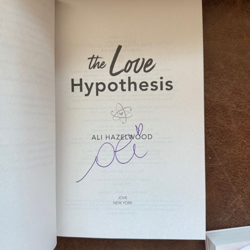 Ali Hazelwood eternal embers special edition Dust Jackets Signed Book Set
