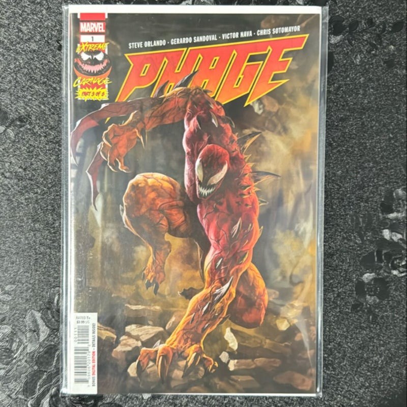 Phage # 1 Extreme Carnage Part 3 of 8 Marvel Comics